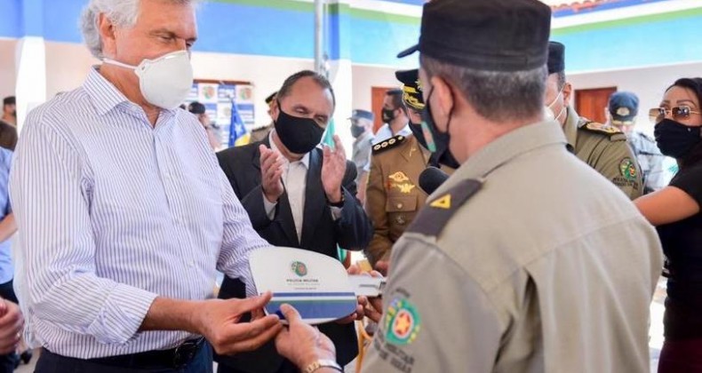 Em Goiânia, Caiado entrega novas instalações da PM