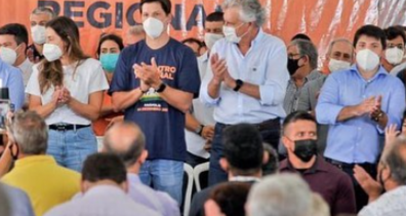 “Não se ganha eleição antecipadamente”, diz Caiado em evento do MDB