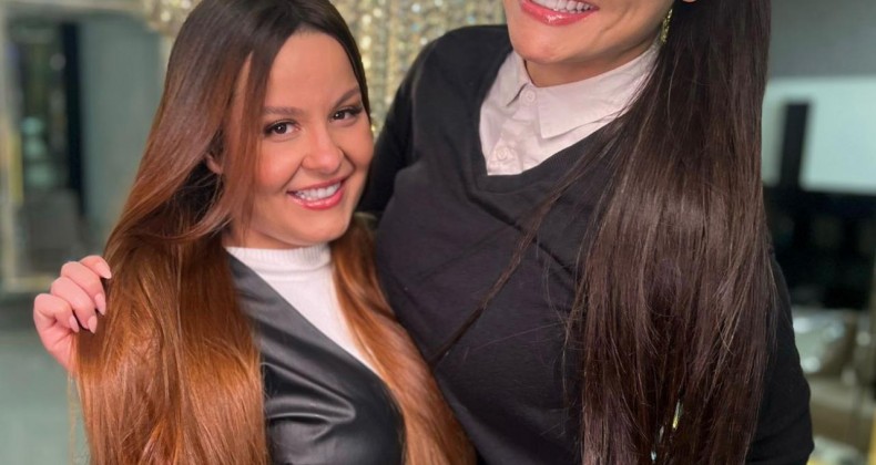 Maiara muda visual e volta a ser ruiva usando microemborrachada