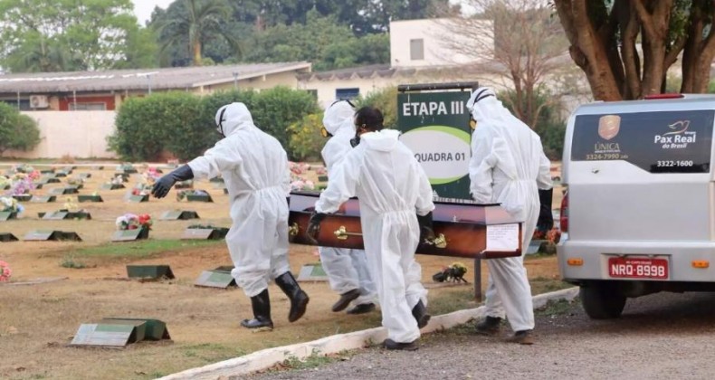 O Brasil registrou 934 mortes por Covid-19 nas últimas 24 horas