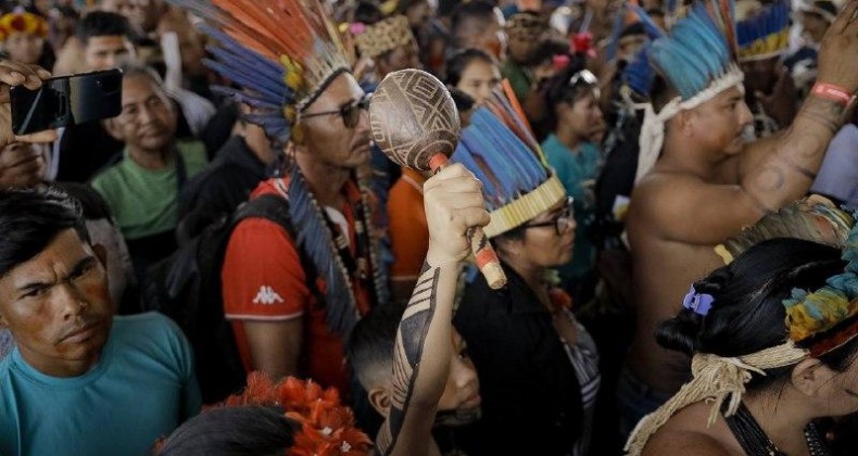 Povos indígenas lutam pela vida e pelos direitos em mobilizações contra o marco temporal